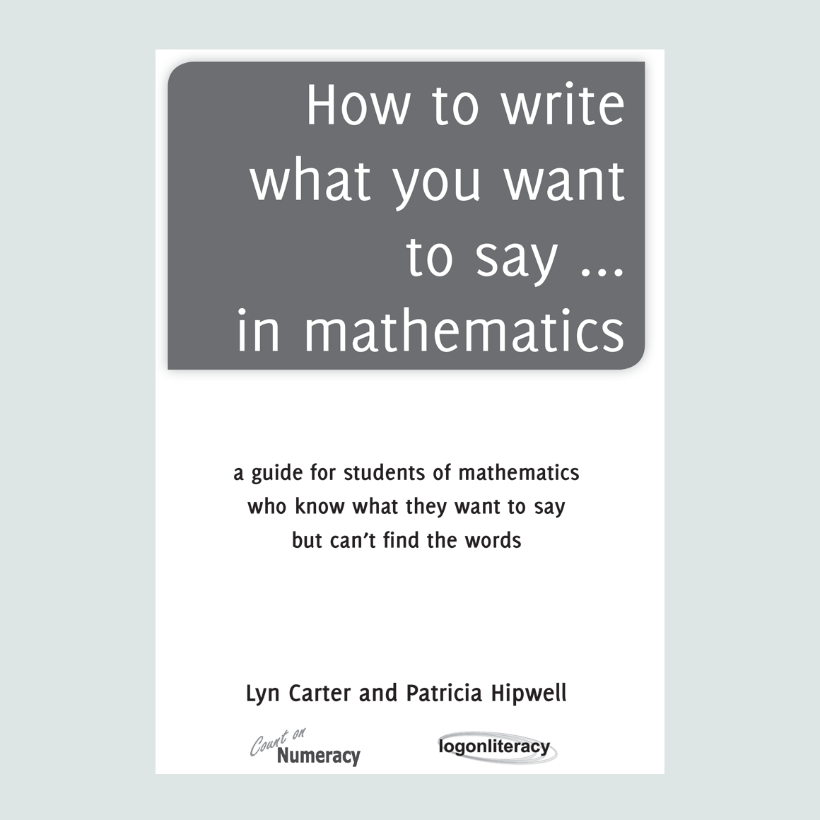 How To Write Using Math How to write what you want to say... in mathematics - logonliteracy