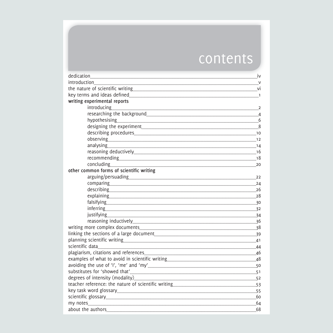 How to write what you want to say... in science