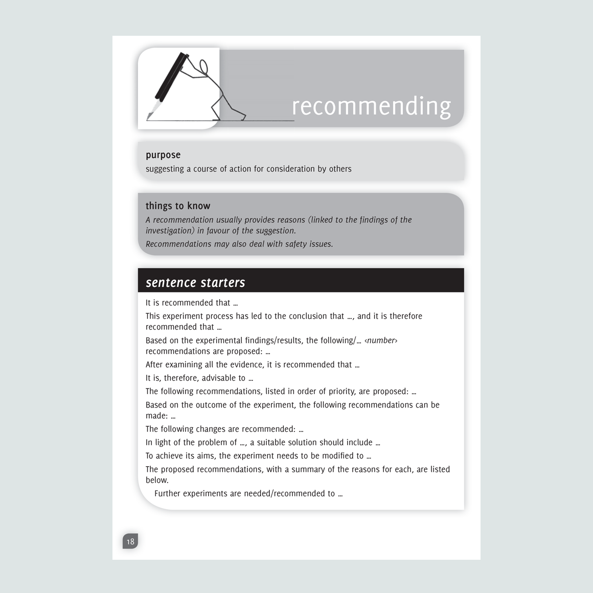 How to write what you want to say... in science