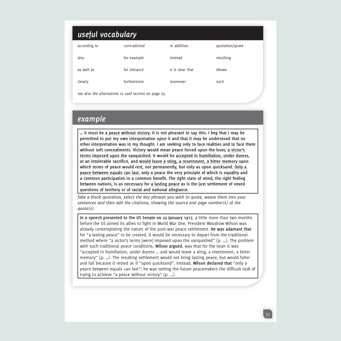 How to write what you want to say... at university