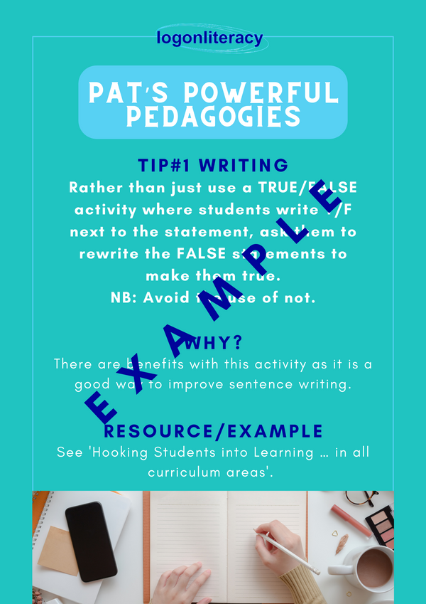 Pat's Powerful Pedagogies - logonliteracy